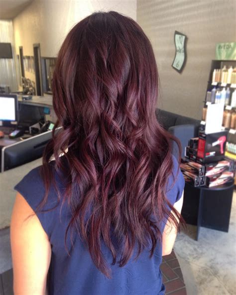 chocolate cherry hair color